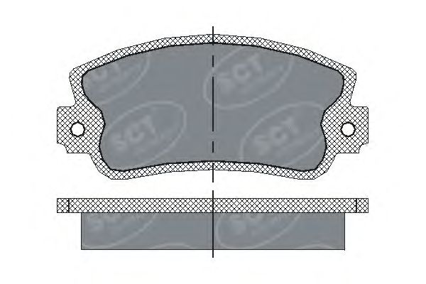 Тормозные колодки SCT SP 143