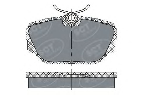 Тормозные колодки SCT SP 144