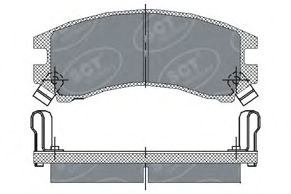 Тормозные колодки SCT SP 148