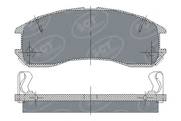 Тормозные колодки SCT SP 149