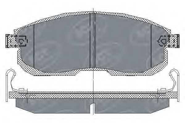 Тормозные колодки SCT SP 153