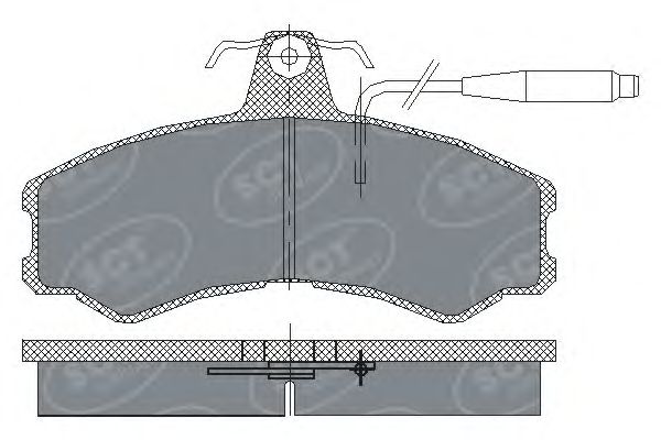 Тормозные колодки SCT SP 154