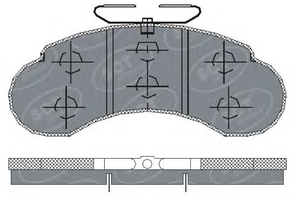 Тормозные колодки SCT SP 155