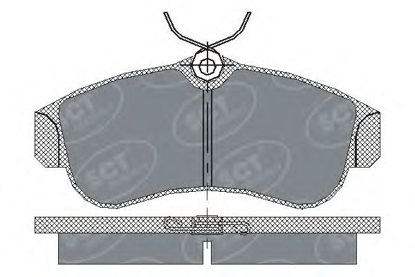 Тормозные колодки SCT SP 157