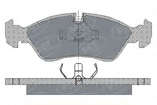 Тормозные колодки SCT SP 158
