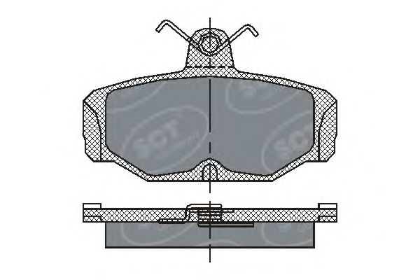 Тормозные колодки SCT SP 161
