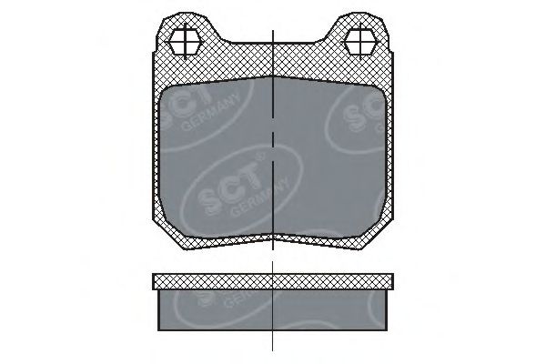 Тормозные колодки SCT SP 162