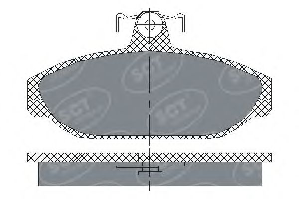 Тормозные колодки SCT SP 165