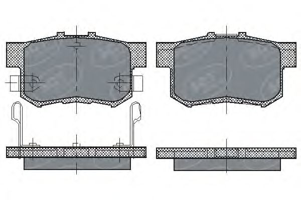 Тормозные колодки SCT SP 168