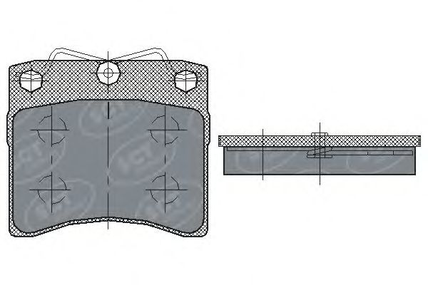 Тормозные колодки SCT SP 169
