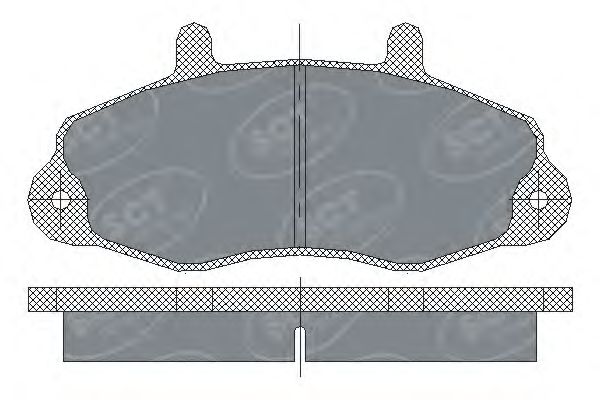Тормозные колодки SCT SP 173