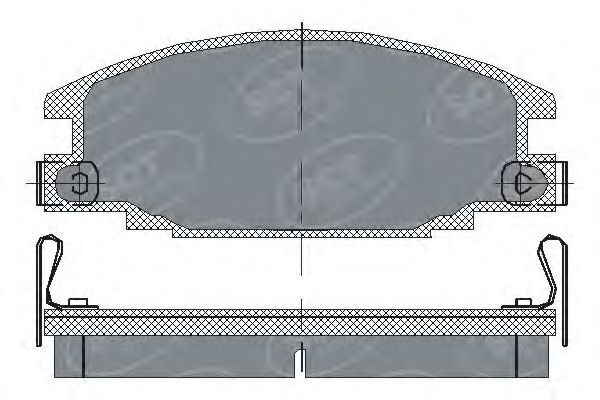 Тормозные колодки SCT SP 174