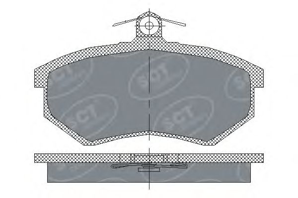 Тормозные колодки SCT SP 175