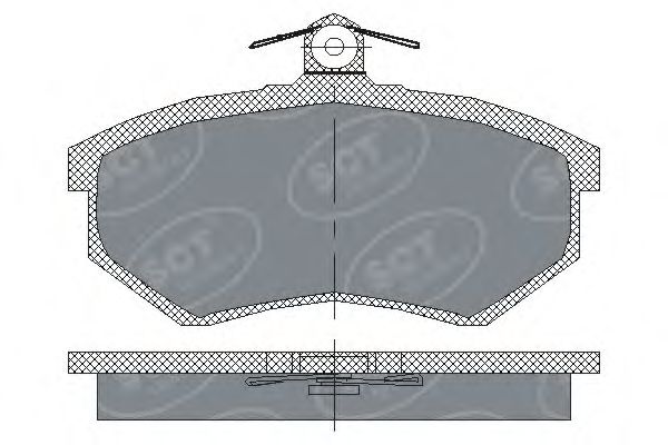 Тормозные колодки SCT SP 176
