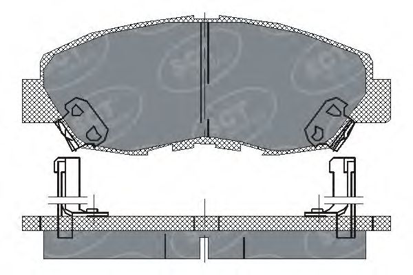 Тормозные колодки SCT SP 180
