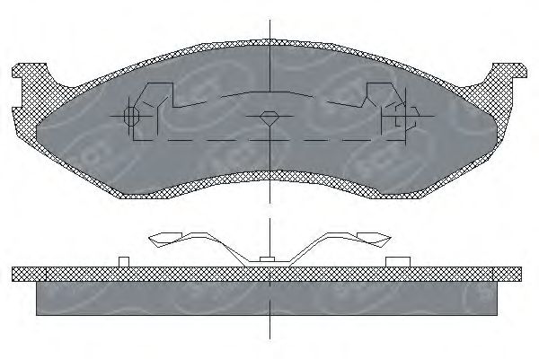 Тормозные колодки SCT SP 181