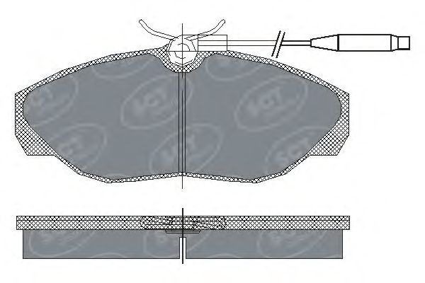 Тормозные колодки SCT SP 182