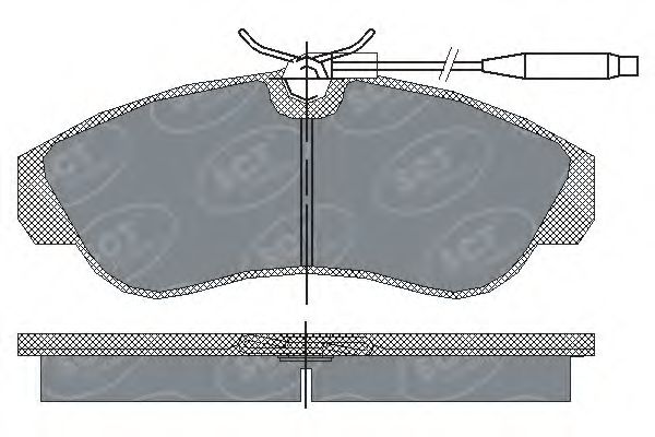 Тормозные колодки SCT SP 183