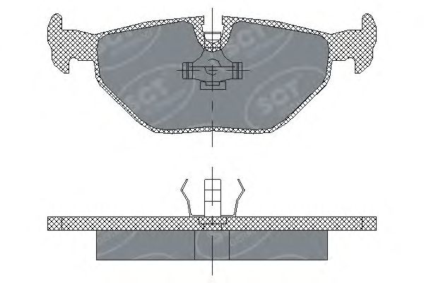 Тормозные колодки SCT SP 184