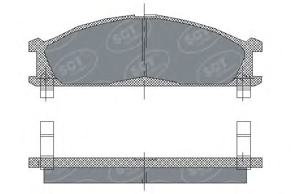 Тормозные колодки SCT SP 185