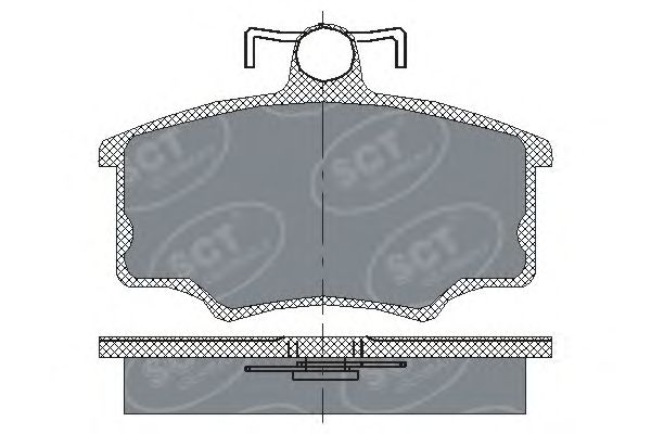 Тормозные колодки SCT SP 186