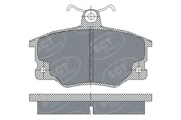 Тормозные колодки SCT SP 191