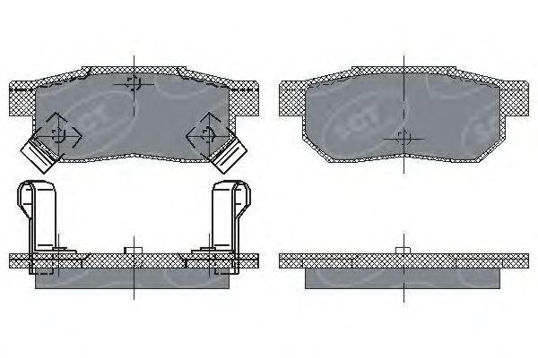 Тормозные колодки SCT SP 195