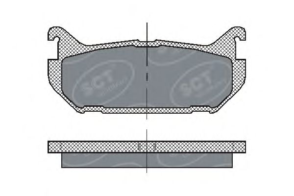 Тормозные колодки SCT SP 197