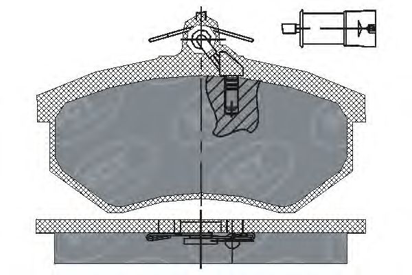 Тормозные колодки SCT SP 199