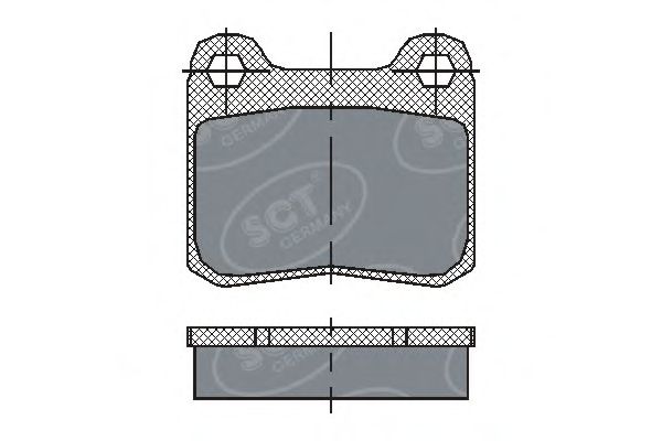 Тормозные колодки SCT SP 200