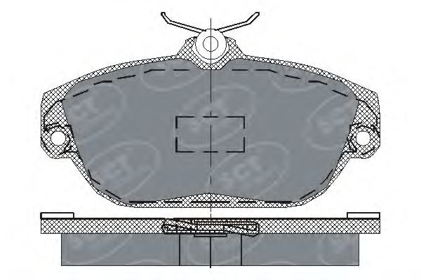 Тормозные колодки SCT SP 201