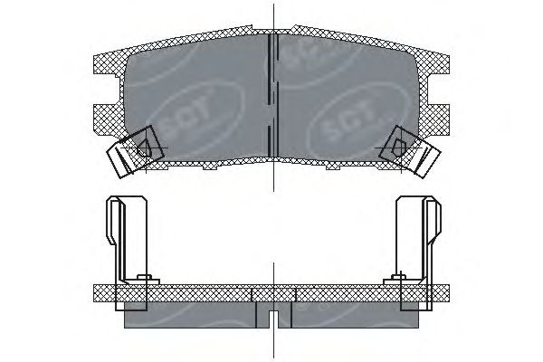 Тормозные колодки SCT SP 202