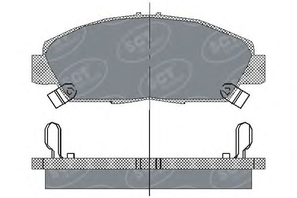 Тормозные колодки SCT SP 203