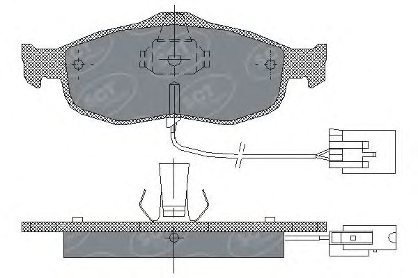 Тормозные колодки SCT SP 204