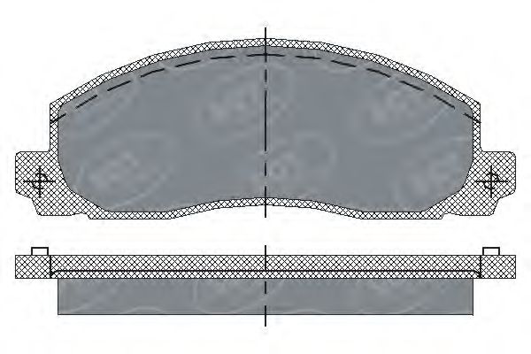 Тормозные колодки SCT SP 208