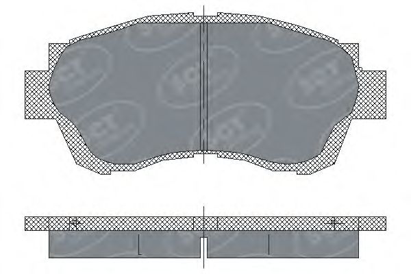 Тормозные колодки SCT SP 209