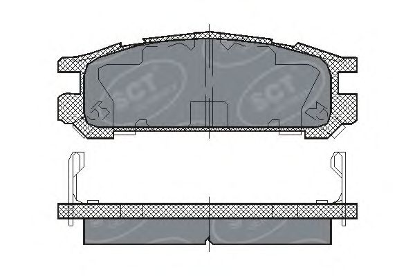 Тормозные колодки SCT SP 211