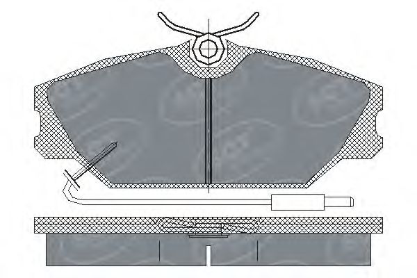Тормозные колодки SCT SP 215