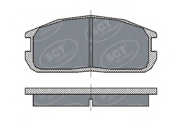 Тормозные колодки SCT SP 220