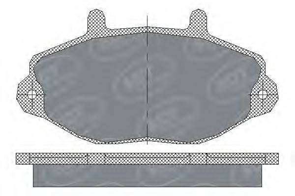 Тормозные колодки SCT SP 223