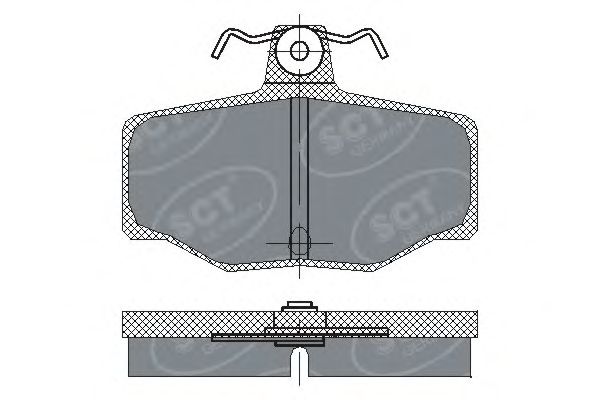 Тормозные колодки SCT SP 224