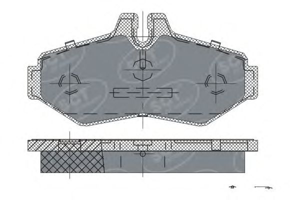 Тормозные колодки SCT SP 233