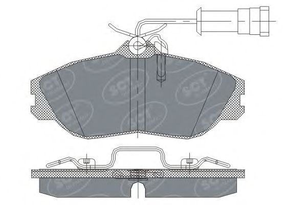 Тормозные колодки SCT SP 234
