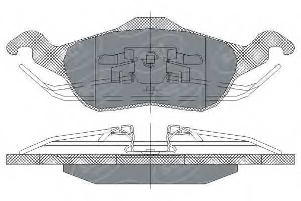 Тормозные колодки SCT SP 237