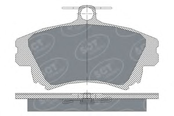 Тормозные колодки SCT SP 240