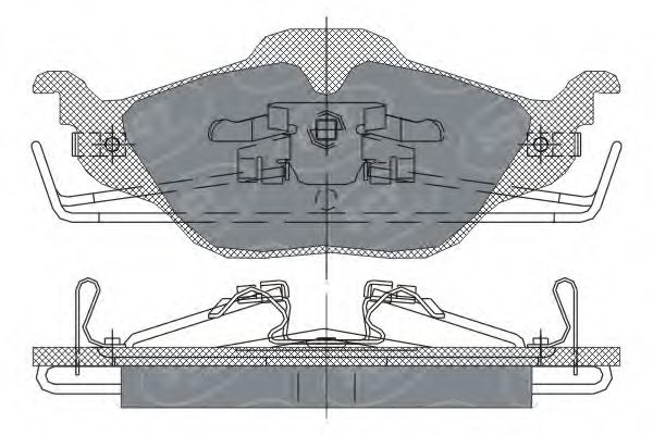 Тормозные колодки SCT SP 241