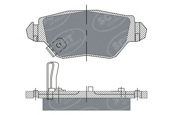 Тормозные колодки SCT SP 242