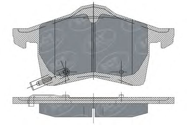 Тормозные колодки SCT SP 243