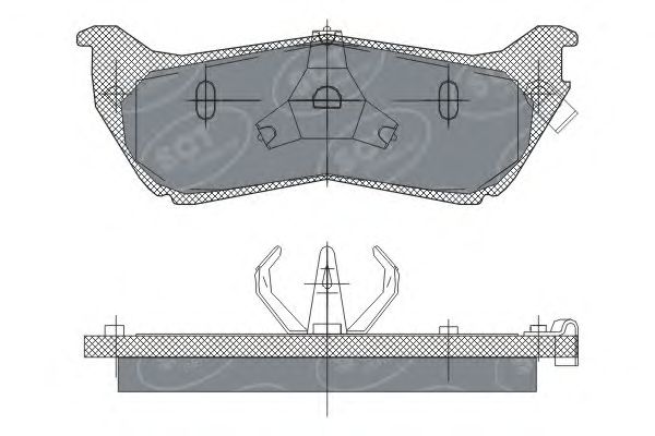 Тормозные колодки SCT SP 245