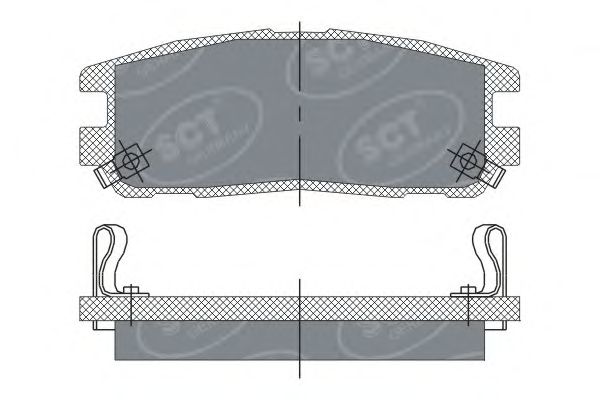 Тормозные колодки SCT SP 248